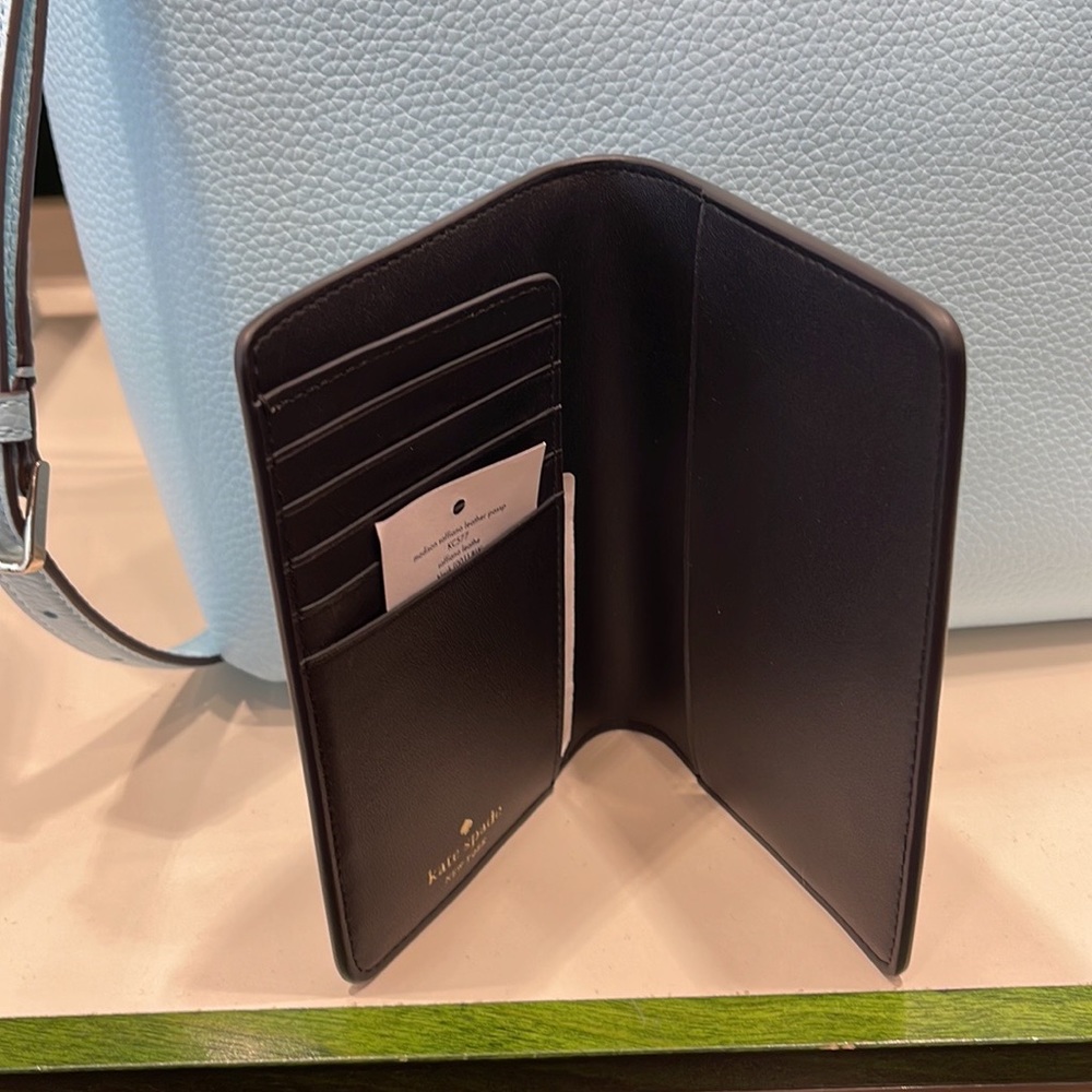 Kate Spade Madison Leather Passport Holder, Crush Proof, Black
NWT - Picture 7 of 16